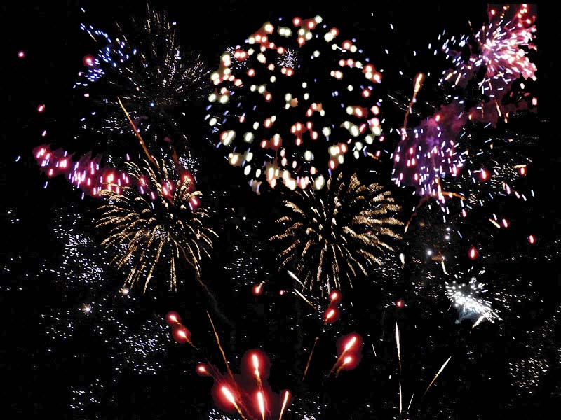 Feu d'artifice - Carnac - en Sup !!!