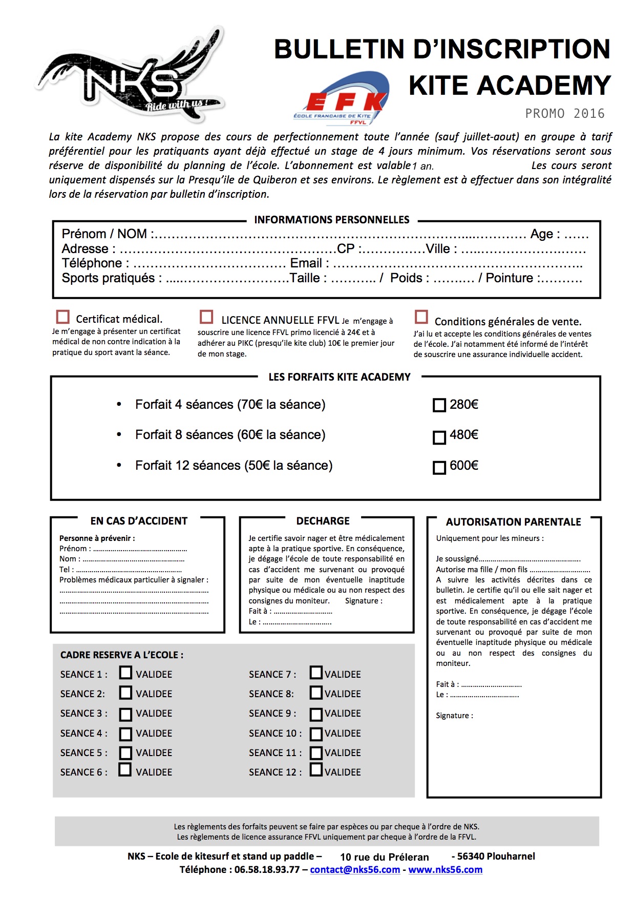 kite Academy Cenrte d'entrainement de Kitesurf Breton