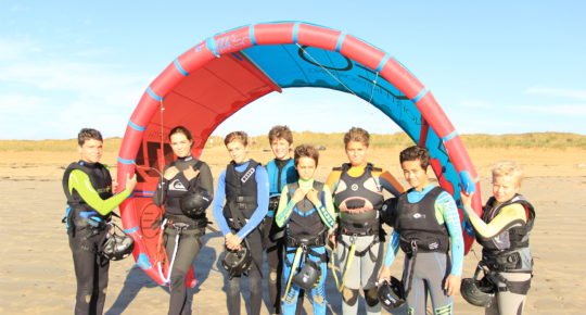 kite surf pour groupe enfant