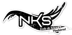 logo nks kitesurf b&w