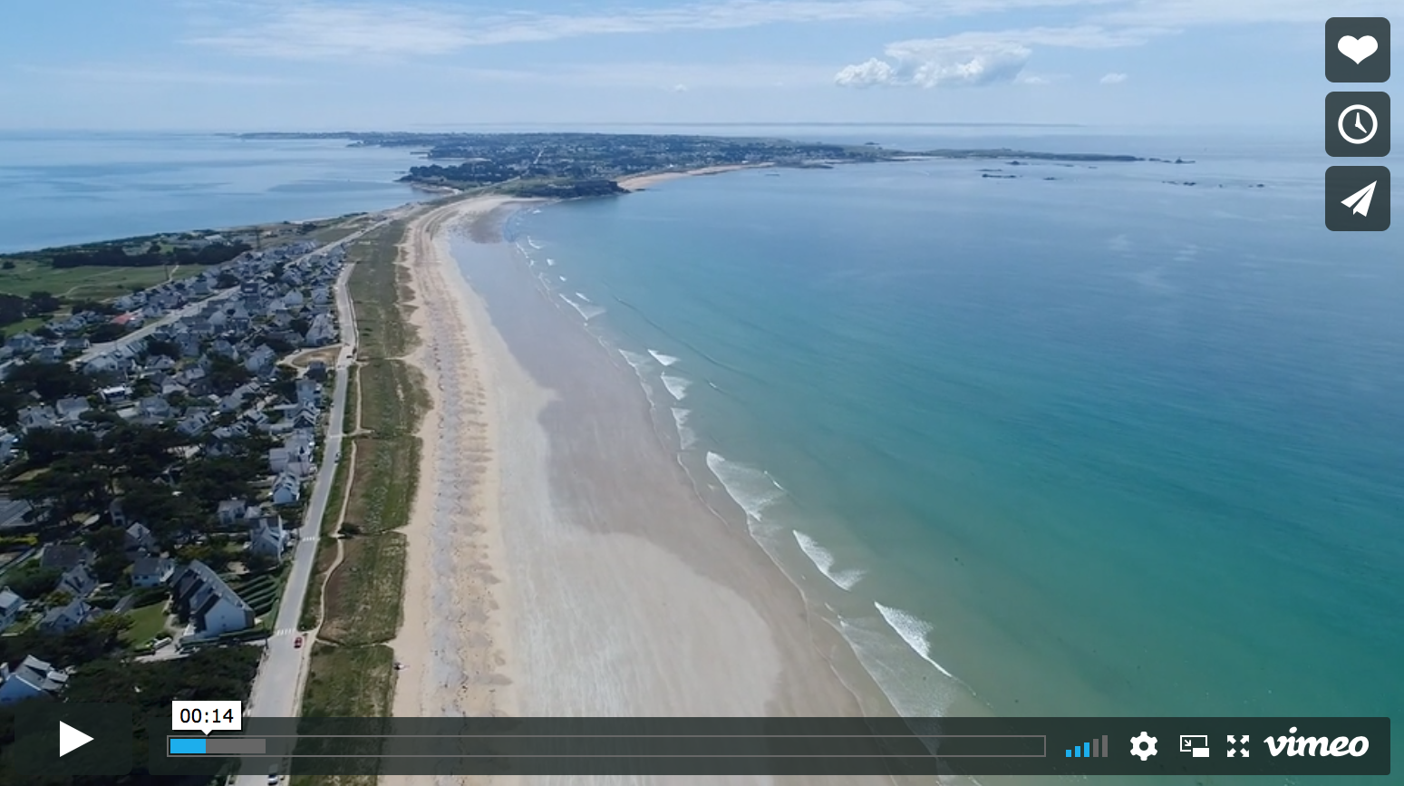 vidéo des spots de kitesurf de quiberon