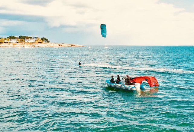 cours pleine eau kitesurf