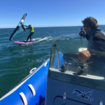 wing foiling lessons english in carnac quiberon