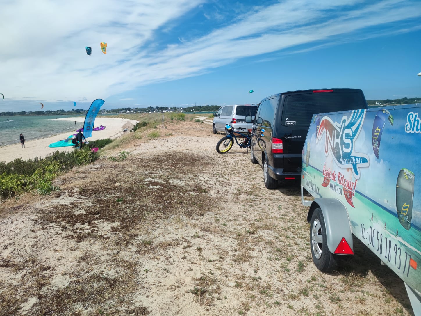 initiation kitesurf