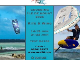 Crossing vers l'île de Houat en Juin