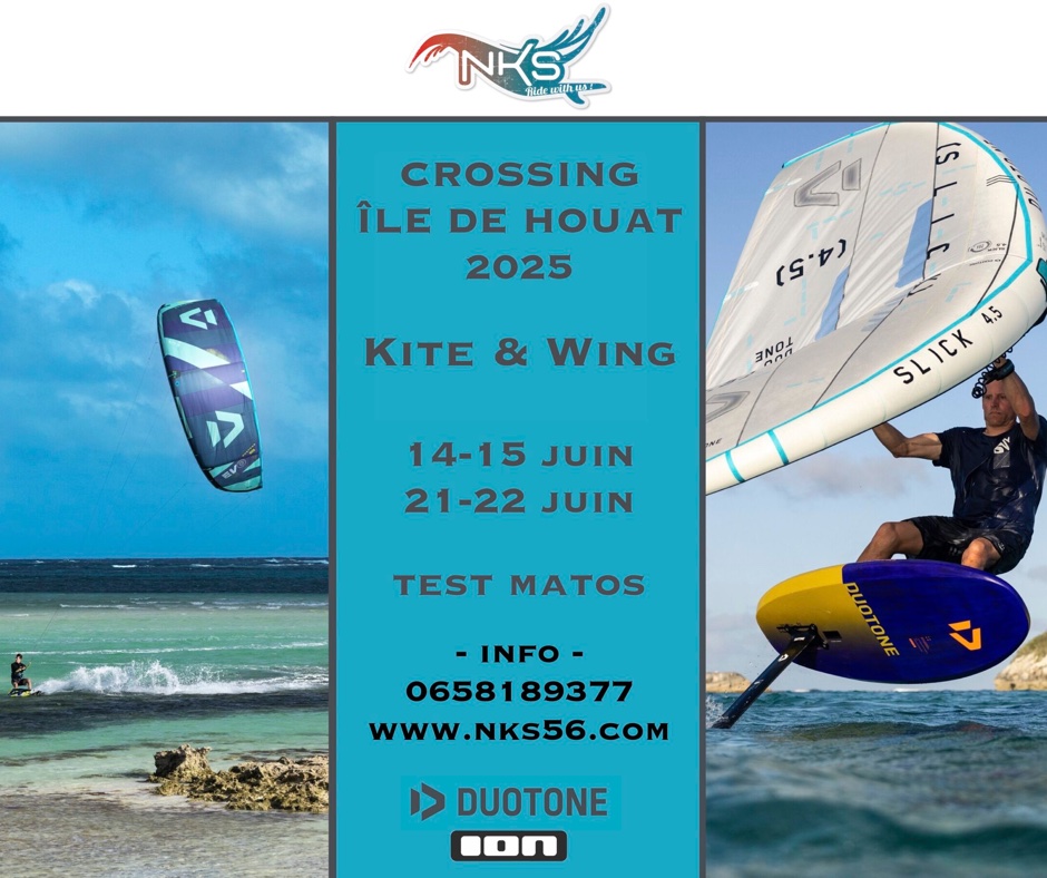 traversée downwind kitesurf ile de houat